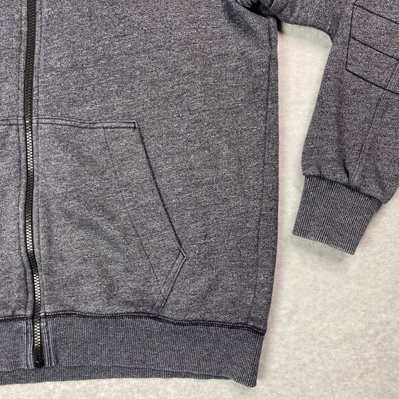 G Star Raw Mens L Odiron Suzaki Hooded Full Zip Grey Sweater - Picture 5 of 8